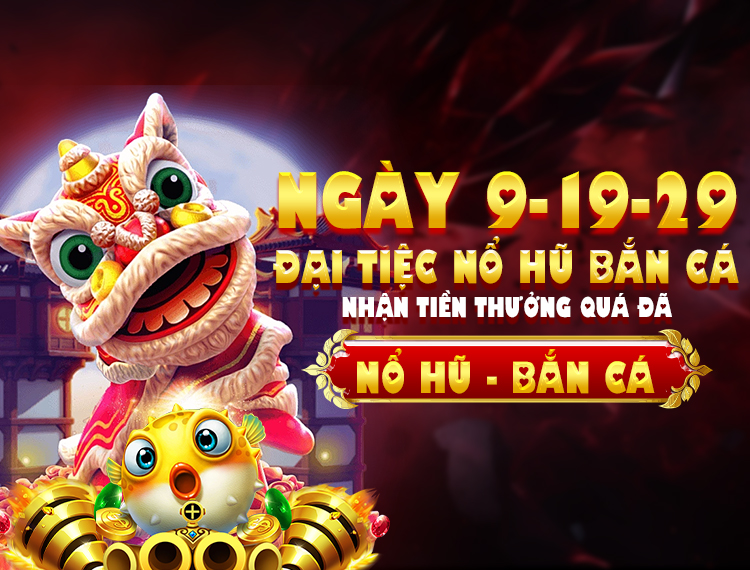 Banner khuyến mãi vòng quay may mắn